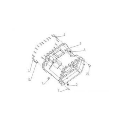 Sinotruk Howo Dump Truck Standard HW20716 Transmission Gearbox with Long Service Life