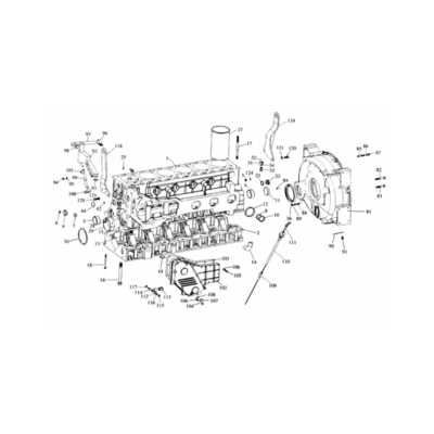 Sinotruk Howo Truck Engine Spare Parts AZ6100004301 Engine Assembly for Diesel Engine