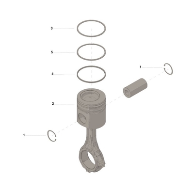 Purpose Replace/Repair Piston Assembly 4955836 4955837 for Qsb6.7 4bt Diesel Engines