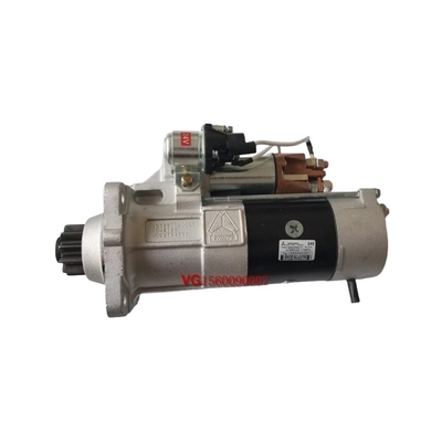 WD615 Engine Model VG1560090007 Starter Motor 100% Tested for Sinotruk Howo Heavy Truck