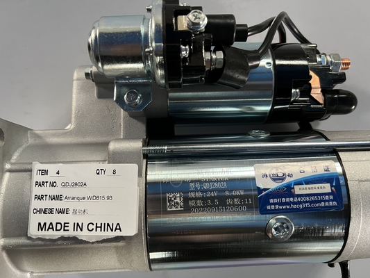 10 Teeth Auto Starter VG2600090210 for Shaanxi Car Fitment Sinotruk Howo Truck Engine