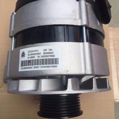 Sinotruk Howo Truck Engine Spare Parts 28v 70A VG1095094002 Alternator for Replacement