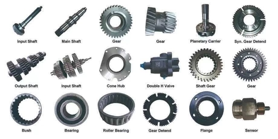 OE NO 12JS200T-1701105 Middle 2nd Shaft for Shacman Howo Truck Transmission Gearbox