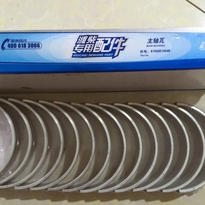 Main Bearing 81500010046 for Weichai WP10 WD615 Shacman HOWO Sinotruk A7 Truck Engine