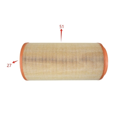 Truck Model FAW Air Filter Assembly K2751 DZ9X259190121 for Shacman Delong X3000 Trucks