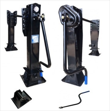 Standard Size Landing Gear for Trailer Truck 28T 32Ton Built-in Outrigger Steel Leg