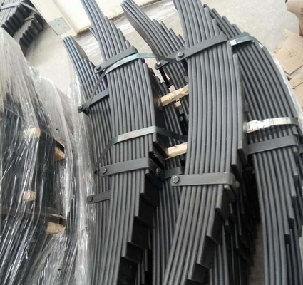 Trailer Axles Parts 90MM Width Leaf Spring Semi Trailer Suspension Spare Parts for Max Payload 13T