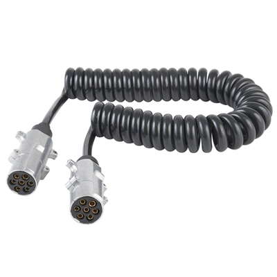 7 Pin Trailer Connector Cables Coil Diameter 50mm Direct Supply for Truck Accessories