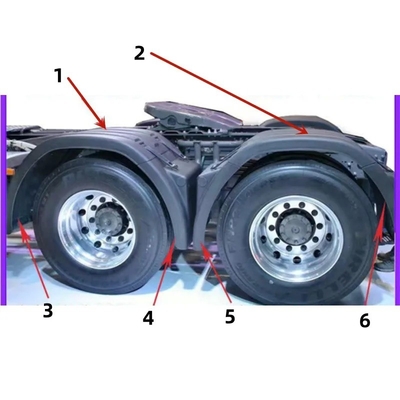 SINOTRUK HOWO A7 T7H Rear Wheel Fender Accessories Original Steel 24 Hours Online